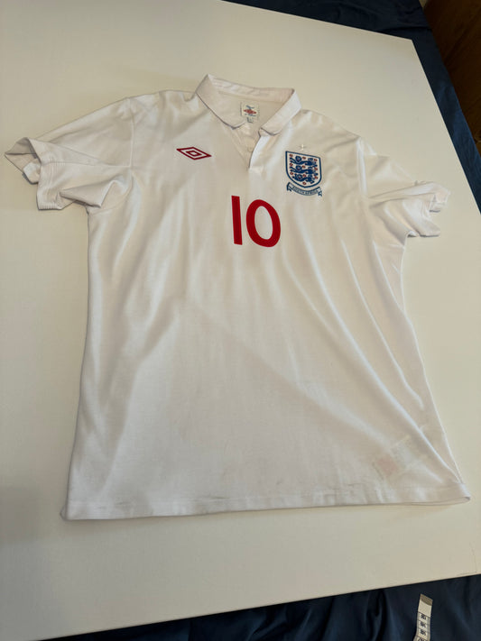 England 2010 Home - XL - Rooney