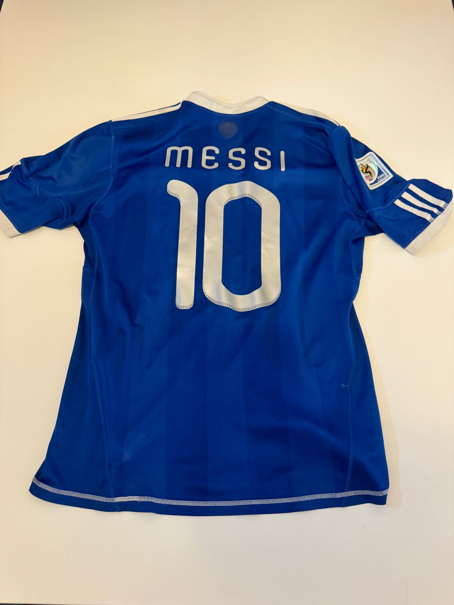 Argentina 2010 Away - L - Messi - WC Patches