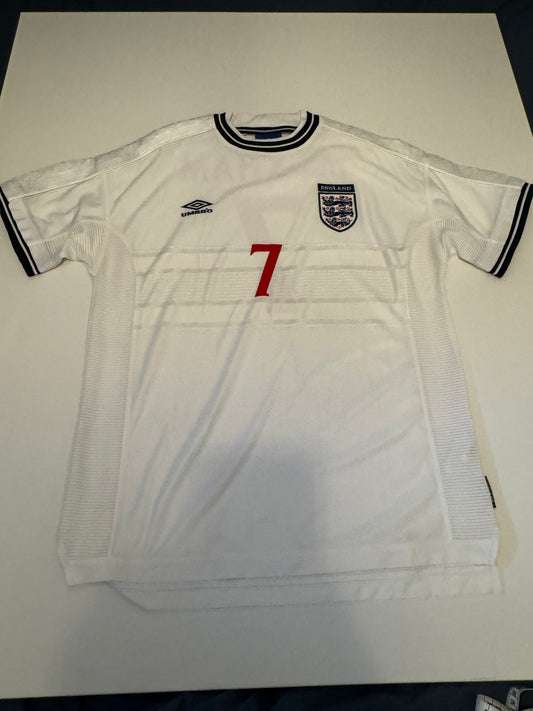 England 2000 Home - XL - Beckham